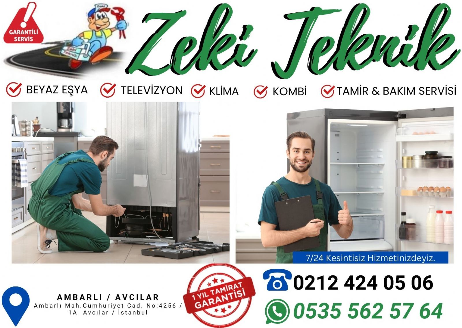 Ambarlı Buzdolabı Servisi 